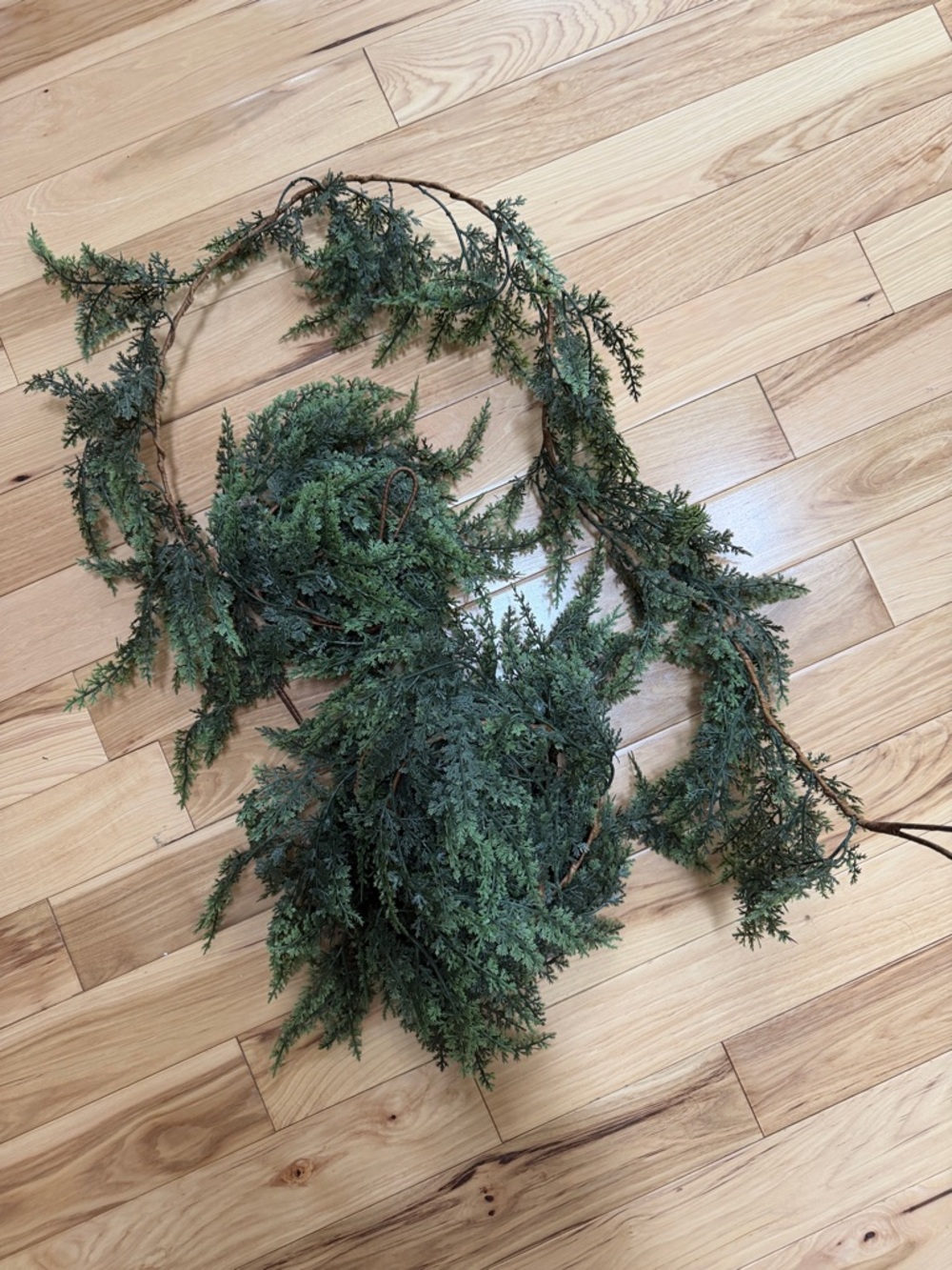 Artificial Green Cedar Garland - Decorative Home Holiday Greenery